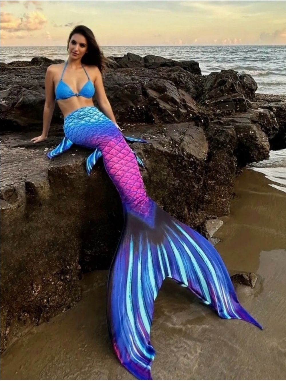 New Blue-Purple Mermaid Tail ❤️